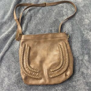 Maurice’s Brown leather Crossbody Bag